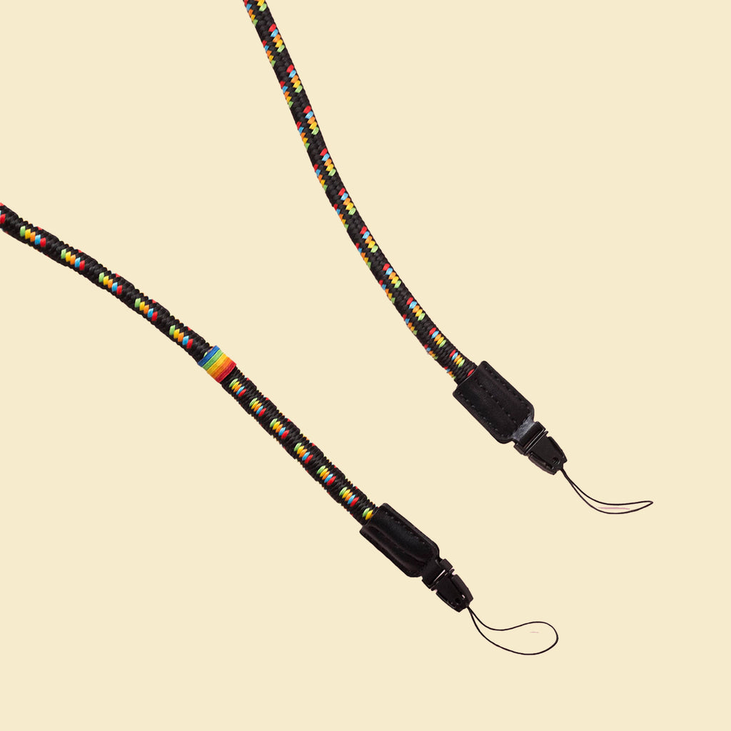 Camera Strap Round – Rainbow