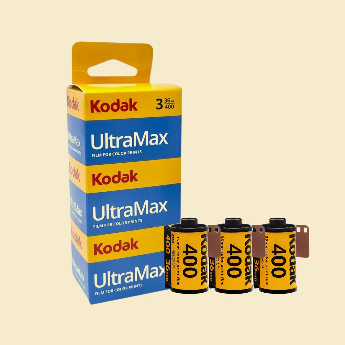 KODAK ULTRAMAX 400 24-36 exp. 3-PACK FILM