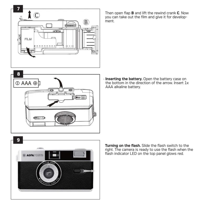 Agfaphoto Reusable Half Frame 35mm Camera