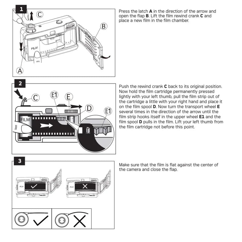 Agfaphoto Reusable Half Frame 35mm Camera