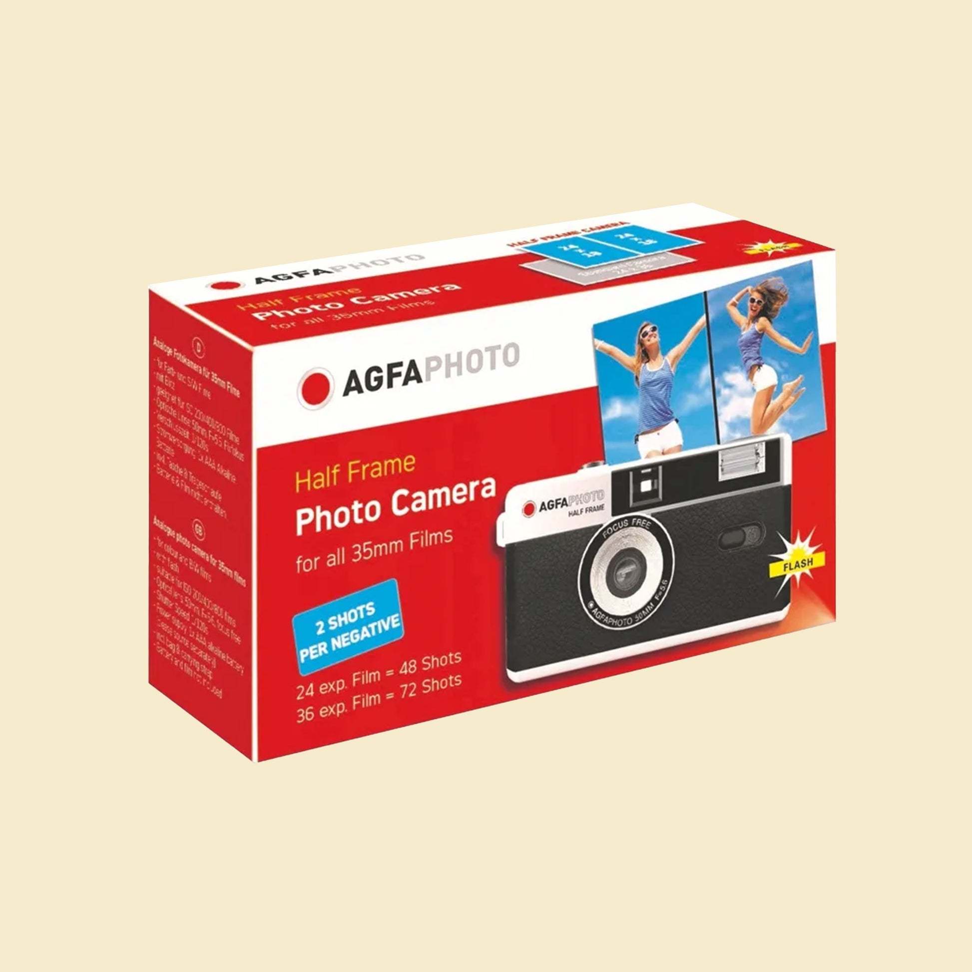 Agfaphoto Reusable Half Frame 35mm Camera