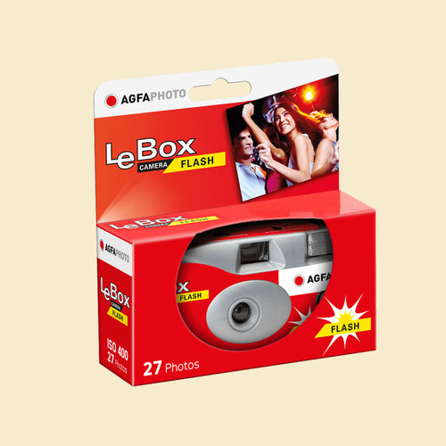 AgfaPhoto LeBox Flash Disposable 35mm Camera - 27 Color Photos