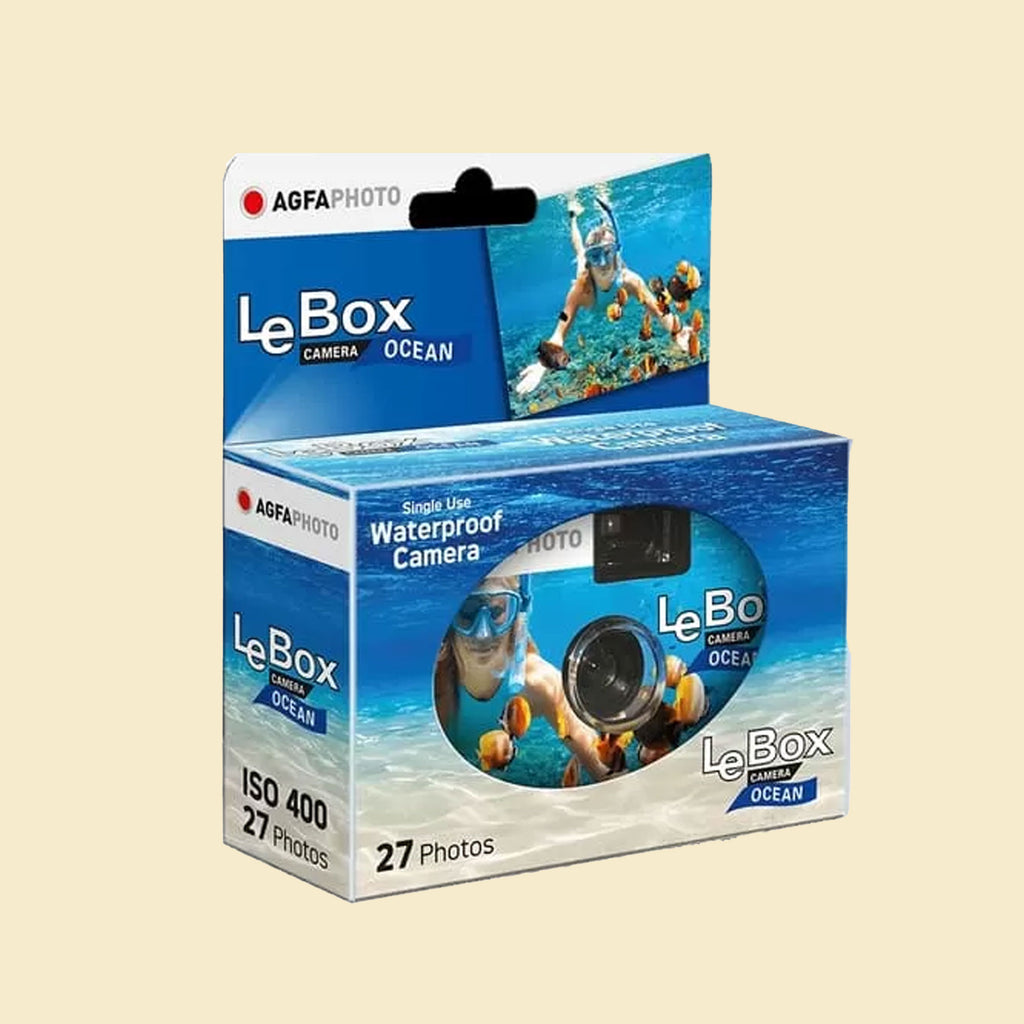 AgfaPhoto LeBox Ocean Waterproof Disposable 35mm Camera