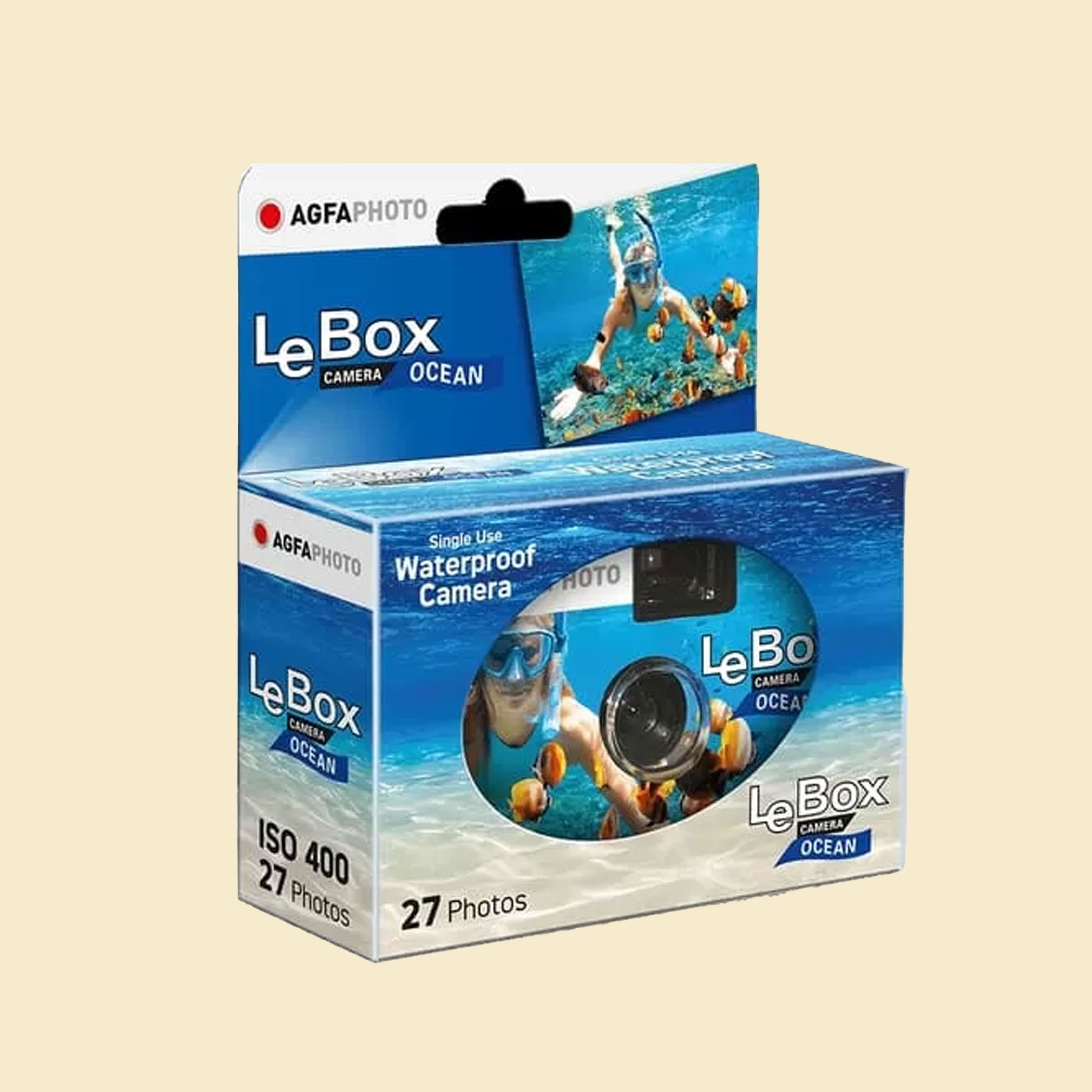 AgfaPhoto LeBox Ocean Waterproof Disposable 35mm Camera